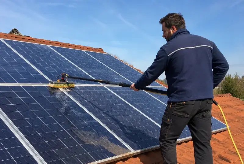Nettoyage et entretien de panneaux solaires à Espezel